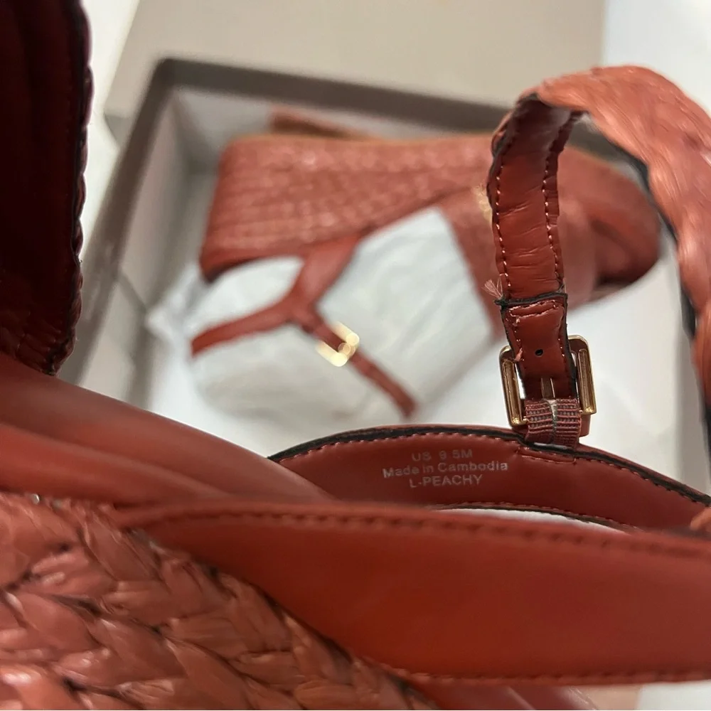 franco sarto peachy Platform Espadrilles  Size 9.5 New June sale